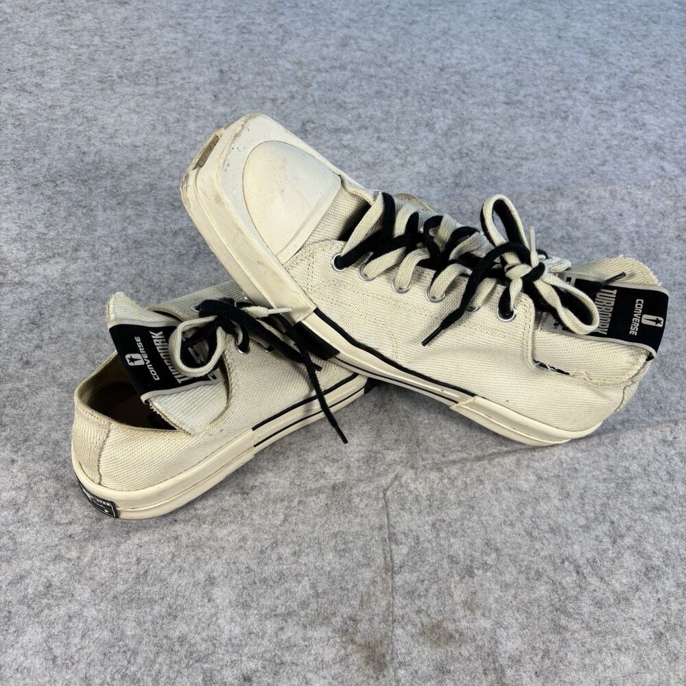 Converse Rick Owens TURBODRK Chuck 70 Low Lily White Mens 9 / Womens 11 172345C